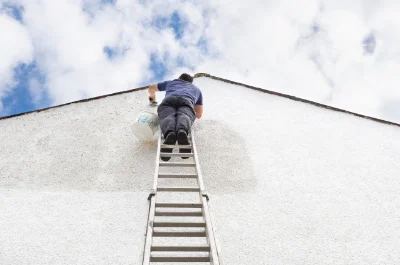 Peinture extérieure à Girolles — façades et ravalement
